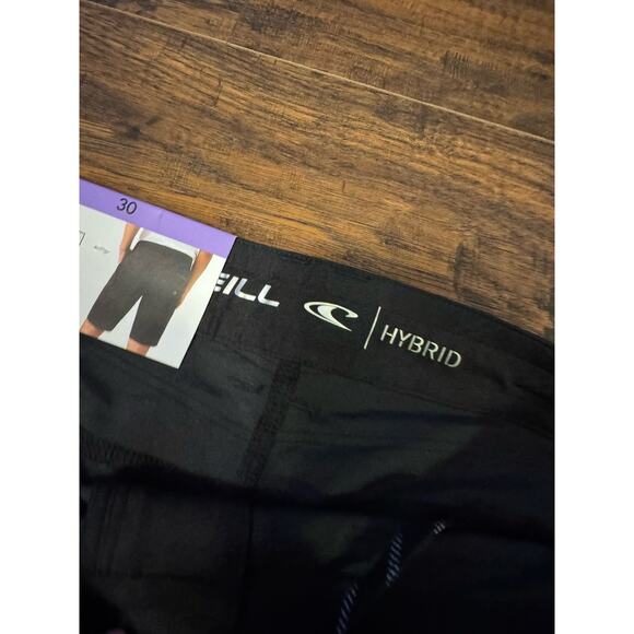 O'NEILL Men's Hybrid Quick dry Black 4-Way Stretch, Short, size 30 - Picture 6 of 9